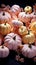 Sweet ghostly pumpkins captivate in a delightful, pastel hued palette