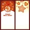 Sweet gingerbread vector Christmas banners