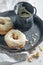 Sweet and golden spanish donuts baked at home