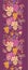 Sweet grape vines vertical seamless pattern