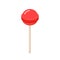 Sweet isometric lollipop candy vector icon design. Lollipop caramel