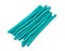 Sweet jelly licorice candy sticks in turquoise