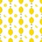 Sweet Lemon Fruits Seamless Pattern Background - Nature