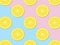 Sweet lemon modern background design