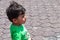 Sweet Little boy giving pose for the photography near Batu Caves temple in Malaysia, Cute baby boy enjoying on the playground