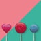 Sweet lollypop vector illustration