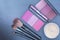 Sweet look,pink tone makeup set