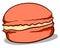 Sweet macaron, illustration, vector