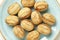 Sweet national Russian cookies - nuts with condensed milk