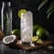 Sweet and Nutty Coconut Water with Fresh Lime