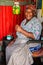 Sweet old African Lady in low-income Soweto home