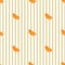Sweet oranges seamless textile pattern. Vector yellow exotic citrus with vertical stripes illustration. Juicy fruit fashion