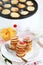 Sweet pancakes with pancake maker