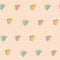 Sweet pastel colour triple triangle pattern seamless background