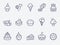 Sweet pastry icons