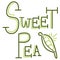 Sweet Pea Writing Text Message Peapod