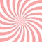 Sweet pink candy abstract spiral background. Vector illustration