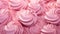 sweet pink swirl meringue marshmallow, twisted zephyr cakes set