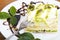Sweet pistachio dessert