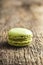 Sweet pistachio macarons