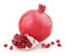 Sweet pomegranate fruit with seeds