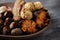 Sweet potato, chestnuts and Catalan panellets
