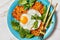 Sweet Potato rosti with Fried Eggs and Greens