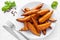 Sweet potato wedges