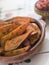 Sweet Potato Wedges with Tomato Salsa