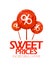 Sweet prices design template