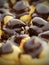 Sweet profiterole dessert