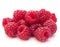 Sweet raspberry isolated on white background cutout