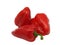 Sweet red pepper.Isolated.