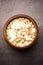 Sweet Roasted Makhana Kheer is an Indian dessert recipe, served in a bowl garnished with dry fruits