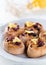 Sweet rolled Danish Pastry