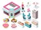 Sweet Shop Isometric Set