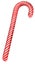 Sweet striped candy lollipop cane symbol accessory Christmas