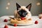 Sweet Surprise: Siamese Kitten\\\'s Cake Expedition