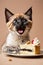 Sweet Surprise: Siamese Kitten\\\'s Cake Expedition