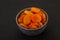 Sweet tasty dried apricot heap