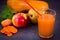 Sweet Tasty Vitamin Carrot, Pumpkin, Apple Juice