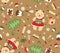 Sweet Treat Holiday Baker Vector Pattern