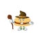 Sweet and tricky Witch brown alfajor cartoon character