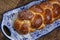 Sweet twist bread, typical of Brazilian bakery