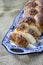 Sweet twist bread, typical of Brazilian bakery