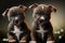 Sweet young Staffordshire Bull Terrier puppies