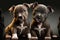Sweet young Staffordshire Bull Terrier puppies
