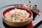 Sweetened Rice-flour Cakes for Offering at the Dolls` Festival in Japan