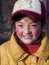 Sweetly smiling Tibetan girl