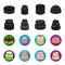 Sweetness, dessert, cream, treacle .Cakes country set collection icons in black,flet style vector symbol stock